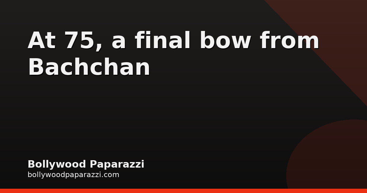 Amitabh Bachchan pauses KBC to salute Nana Patekar at 75