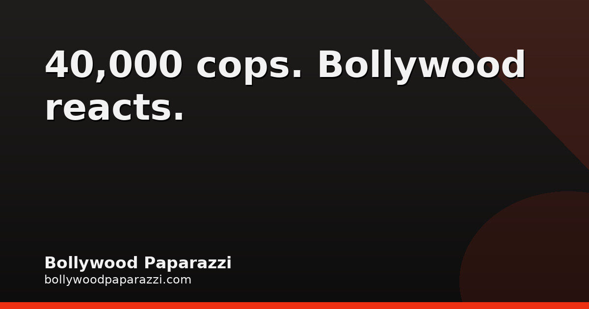 40,000 police as Bollywood reacts to Jantar Mantar crackdown