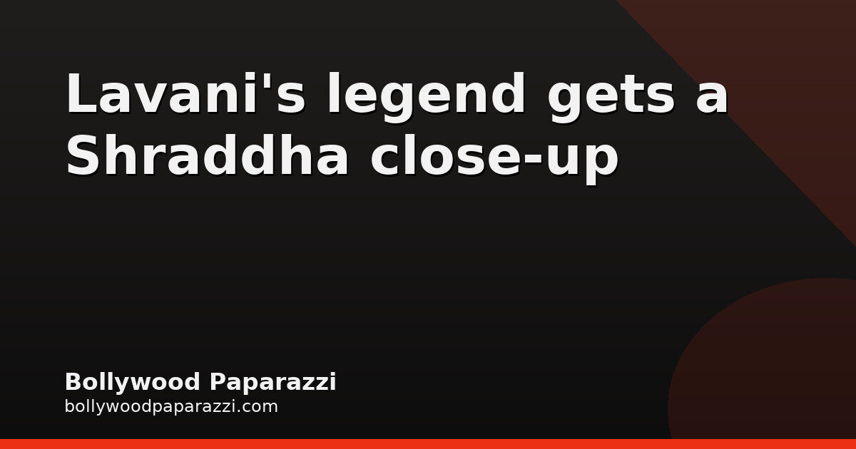 Eetha trailer: Shraddha Kapoor becomes Lavani legend Eetha Bai