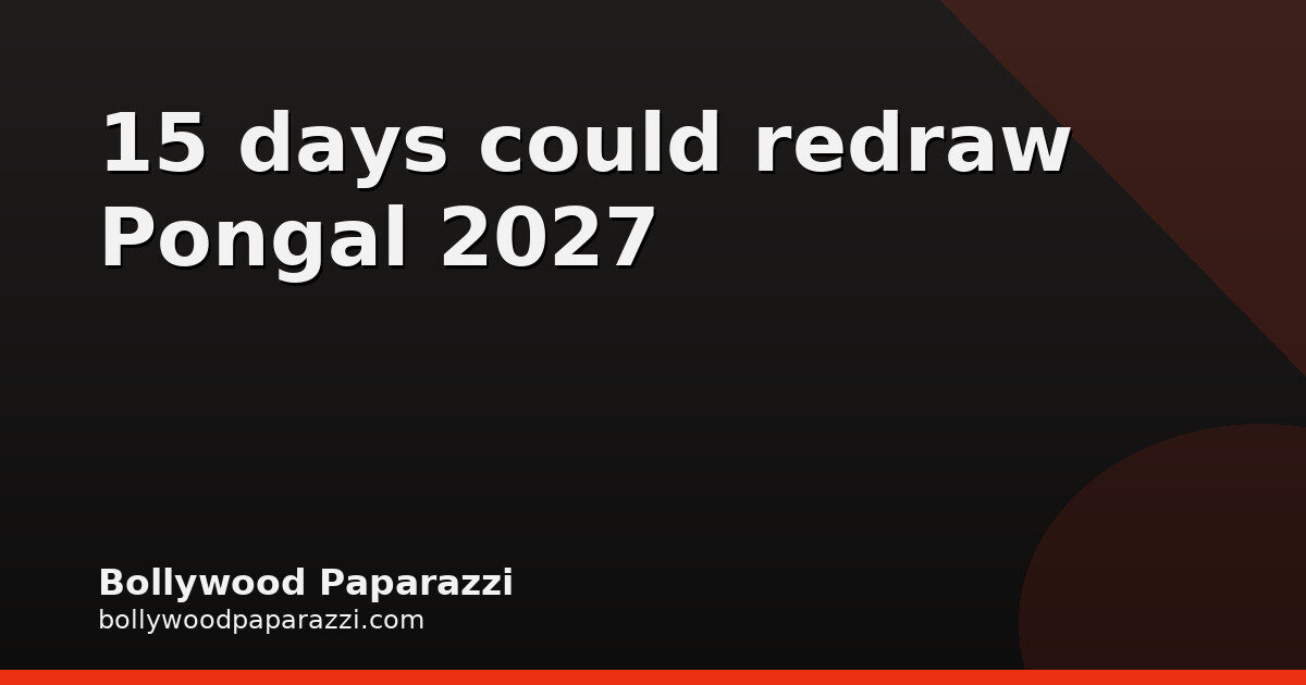 Indian 3 Needs 15 Days; Dharman May Exit Pongal 2027