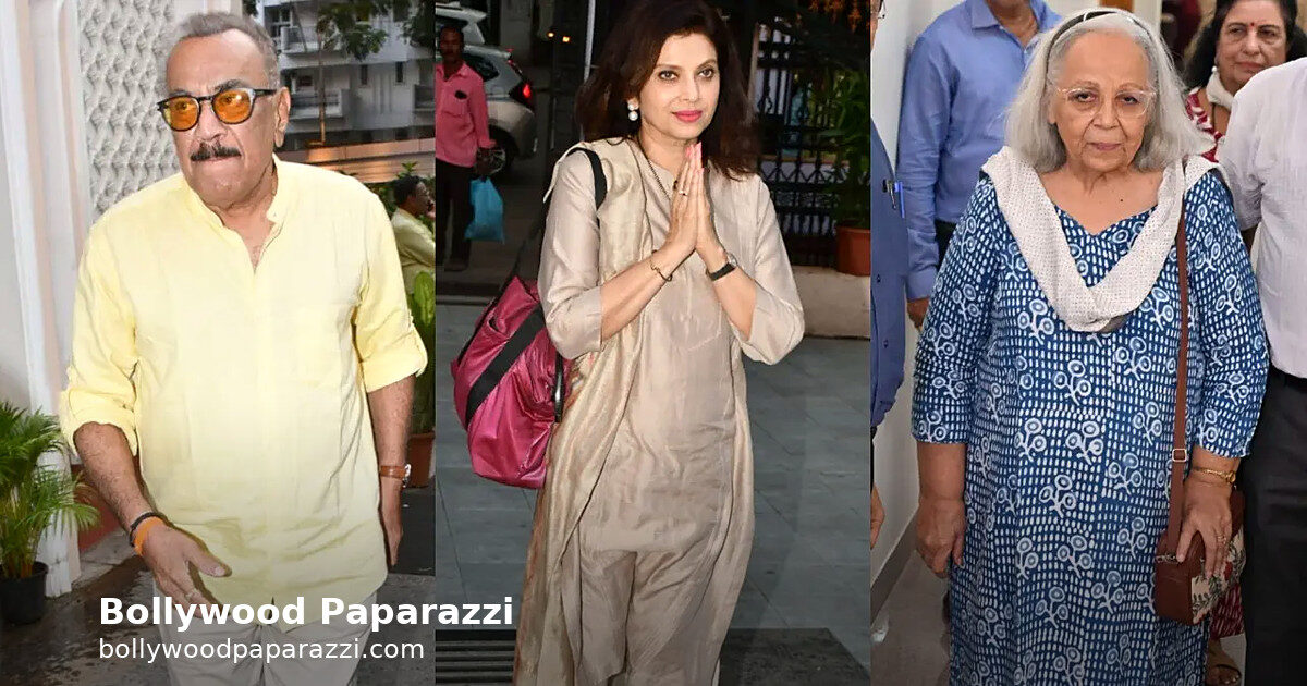 Celebs step out for Nana Patekar prayer meet and more