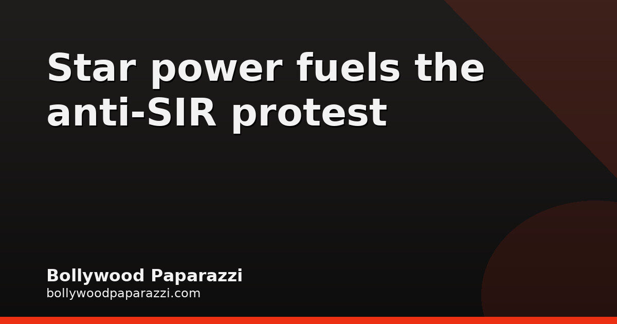 Prakash Raj leads Bengaluru SIR protest call for Oct 8