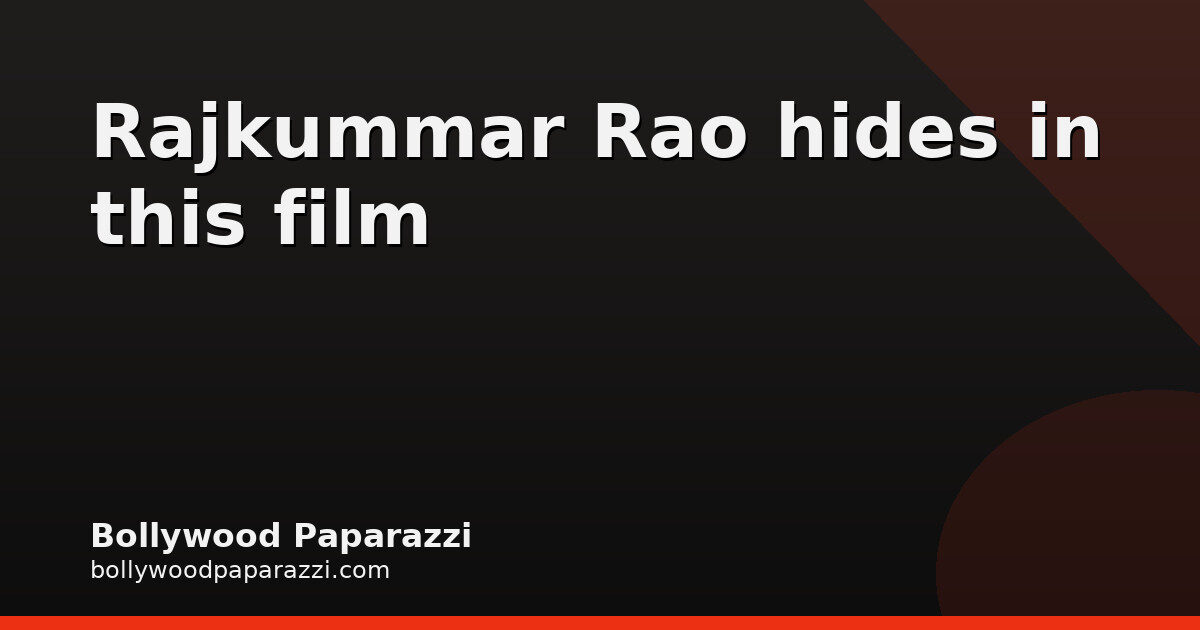 Rajkummar Rao to make cameo in Pehla Pyaar Doosri Baar
