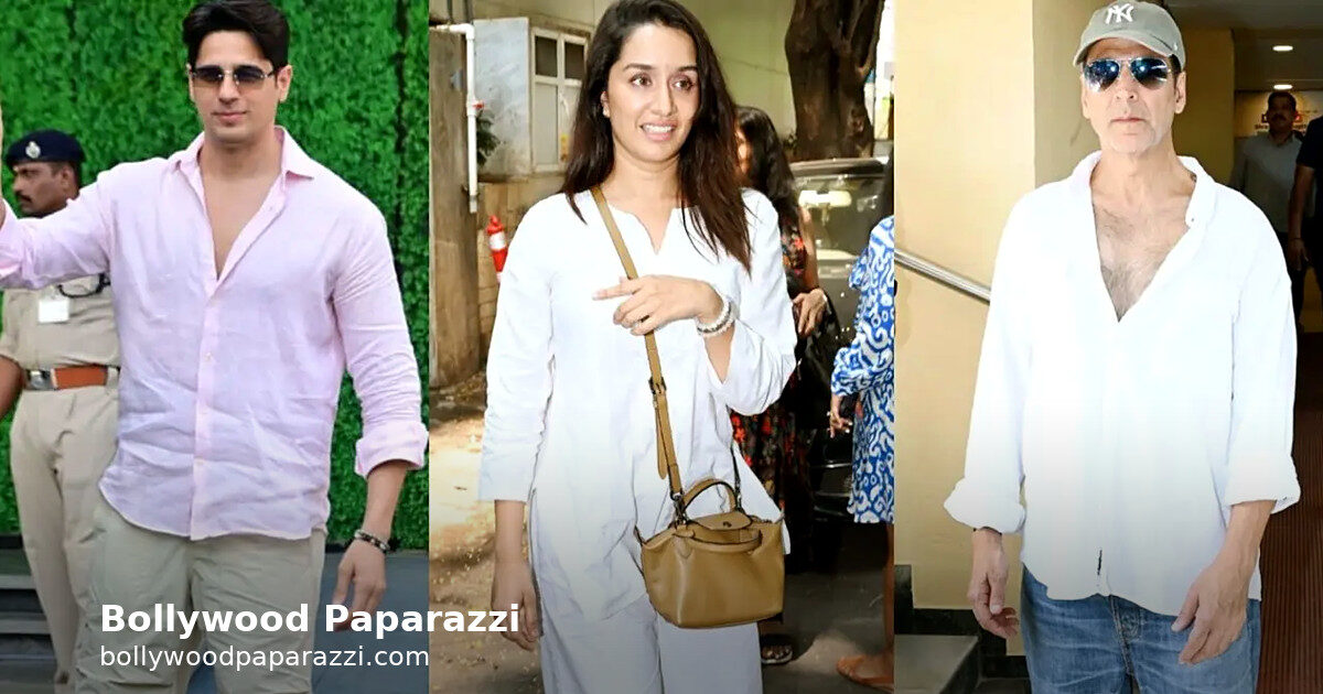 Sidharth, Shraddha, Akshay and More Step Out in Easy Style